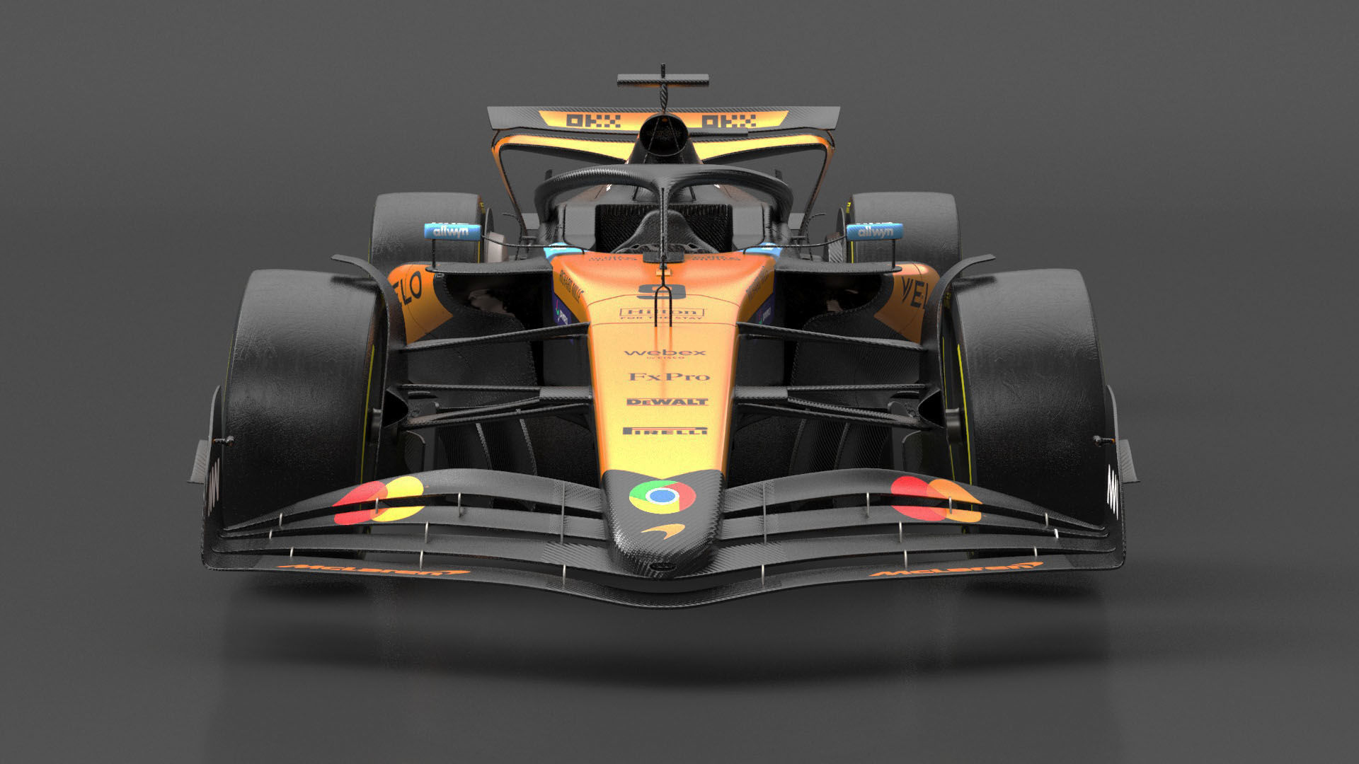 McLaren MCL39 F1 2025 Formula 1 Race Car 3D model_5