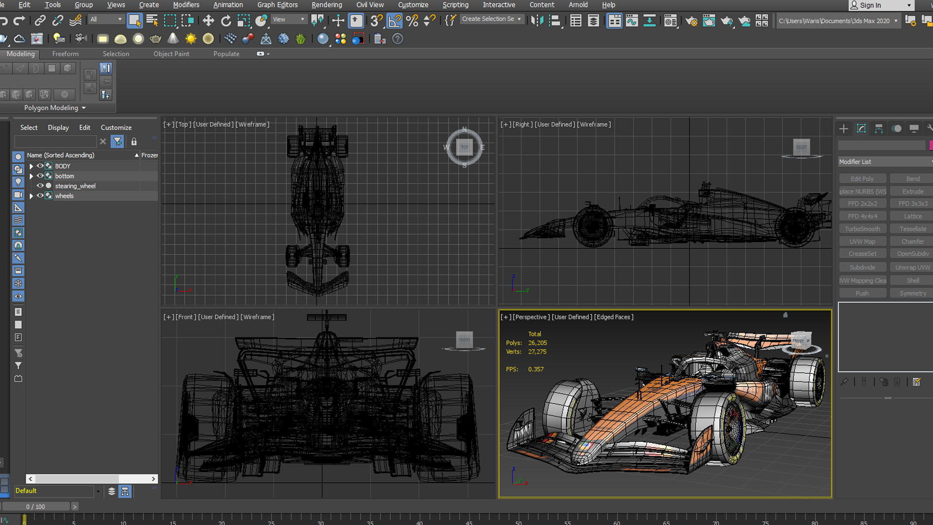 McLaren MCL39 F1 2025 Formula 1 Race Car 3D model_25