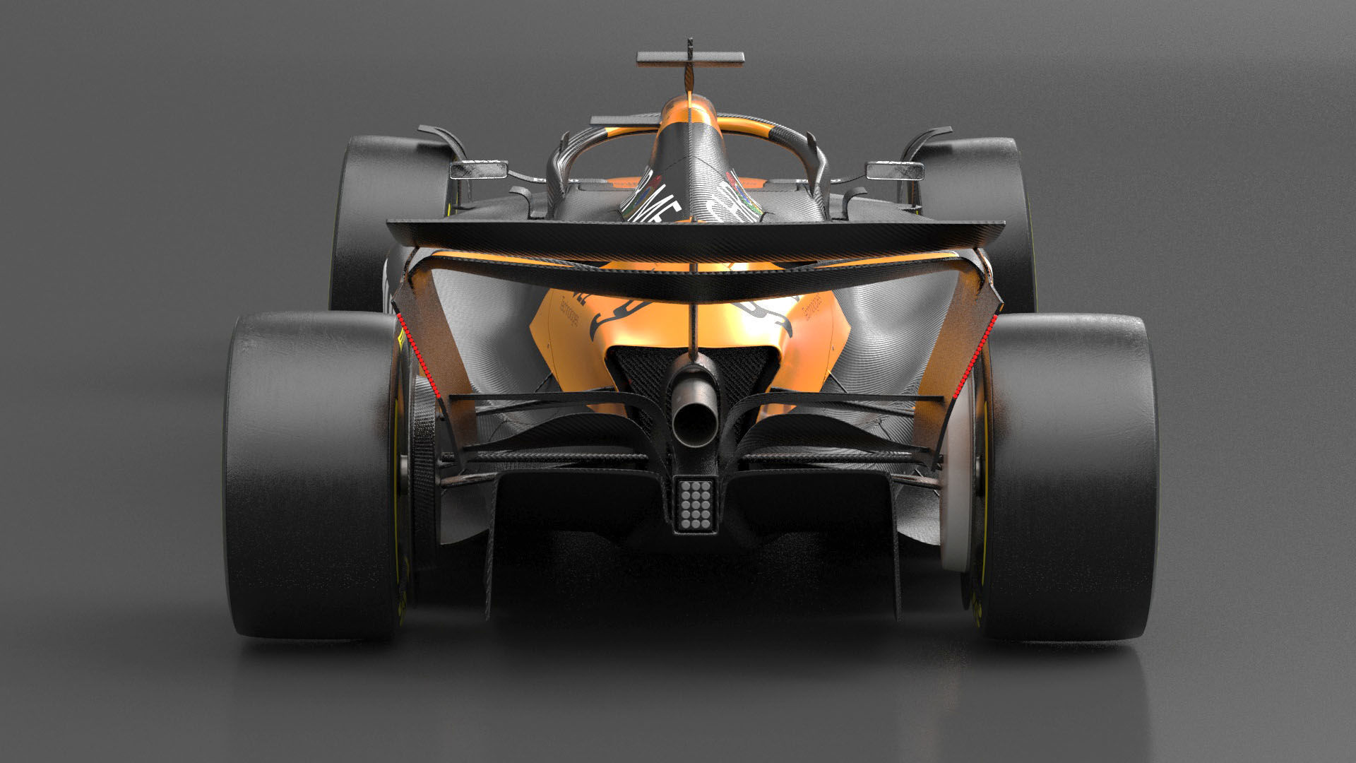 McLaren MCL39 F1 2025 Formula 1 Race Car 3D model_6