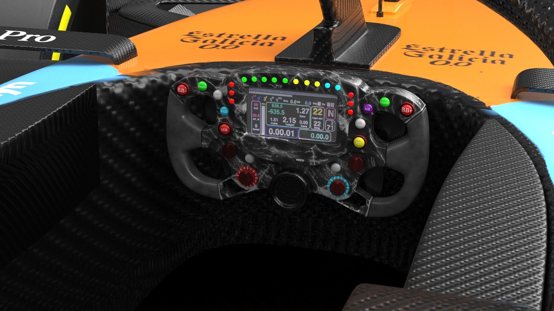 McLaren MCL39 F1 2025 Formula 1 Race Car 3D model_11