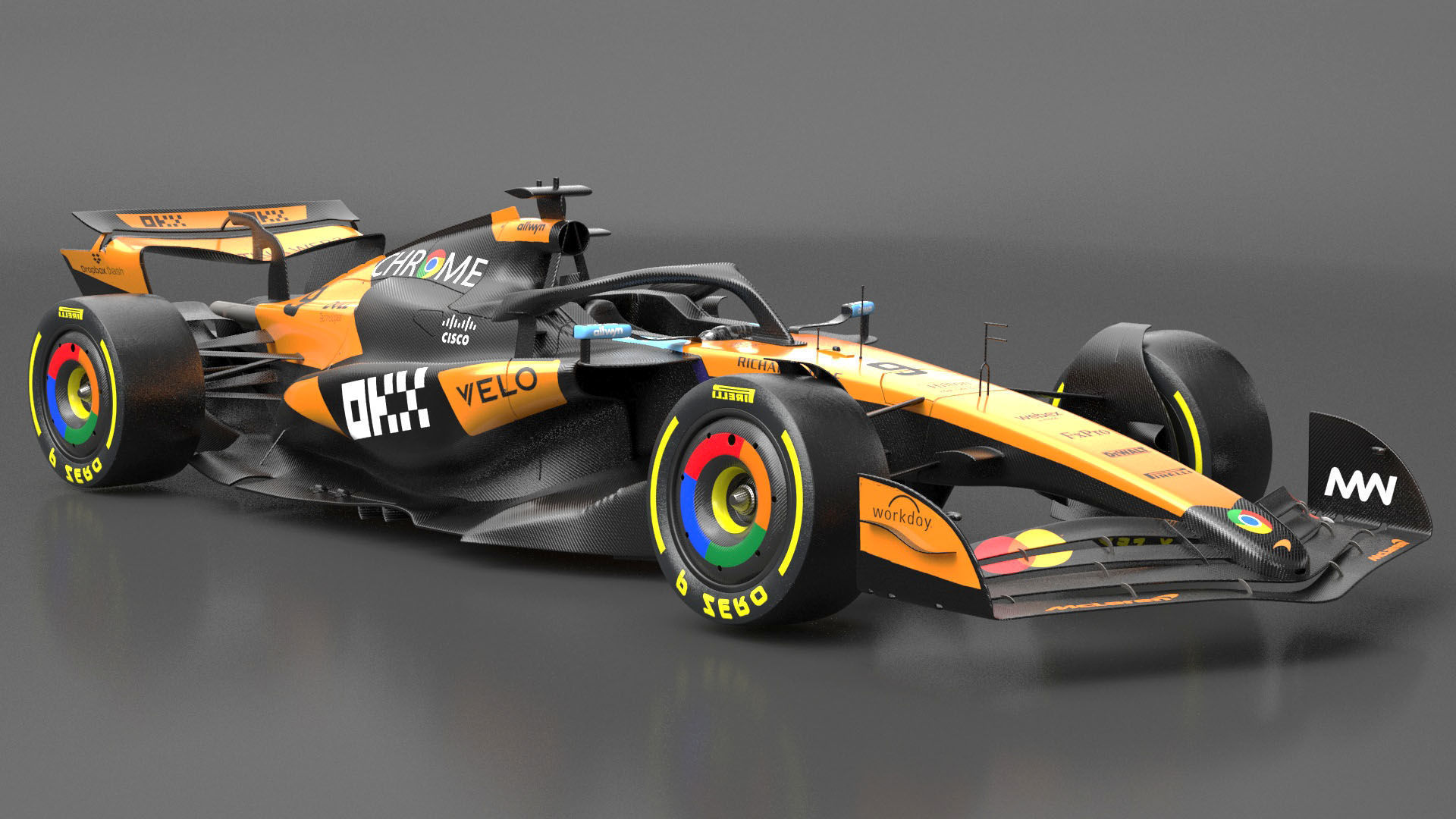McLaren MCL39 F1 2025 Formula 1 Race Car 3D model_1