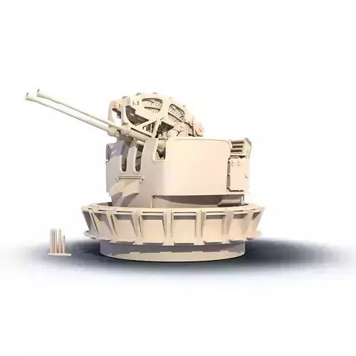 twin Bofors SP48 3D print model