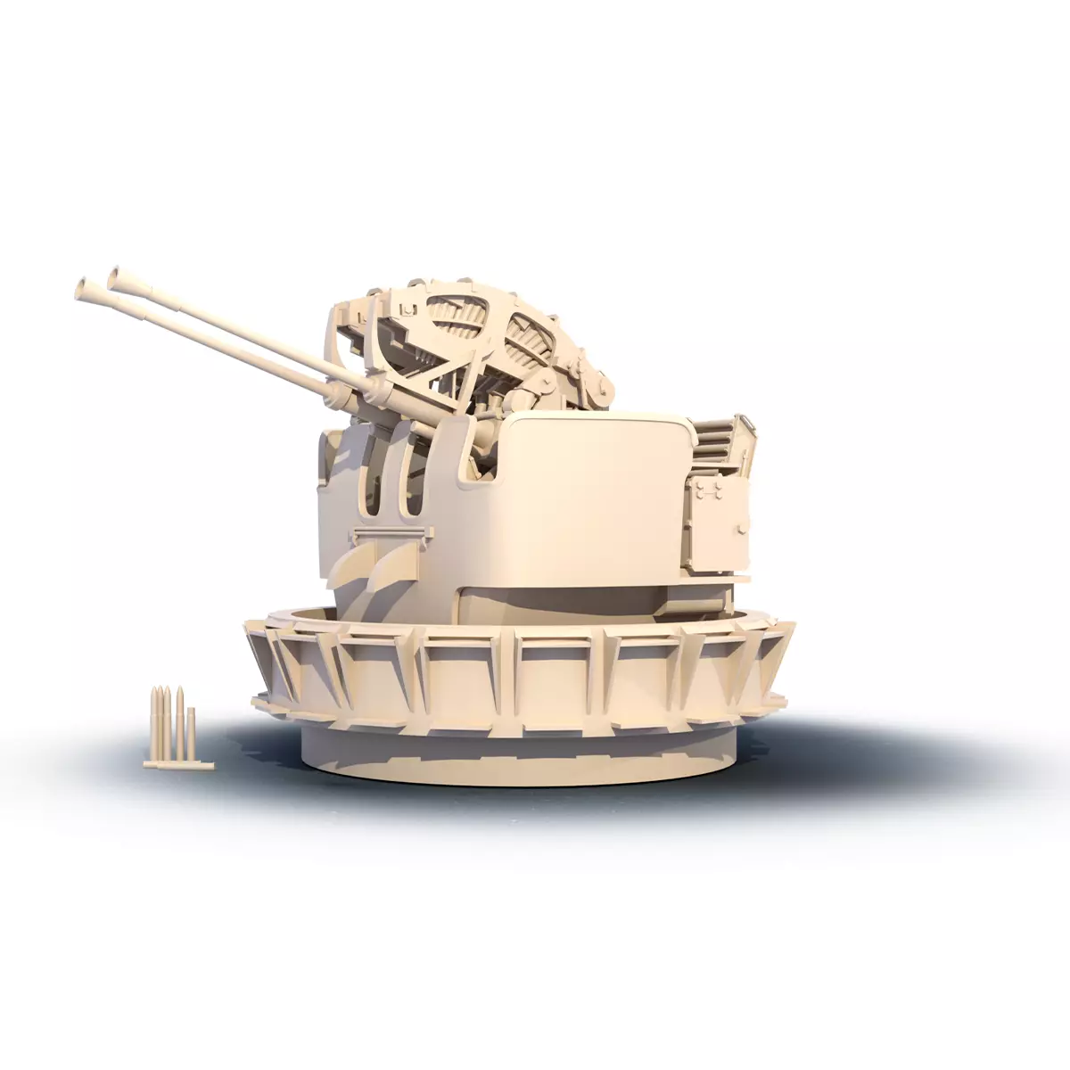 twin Bofors SP48 3D print model_0