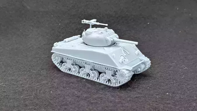 Sherman M4A3 105 - howitzer version 3D print model