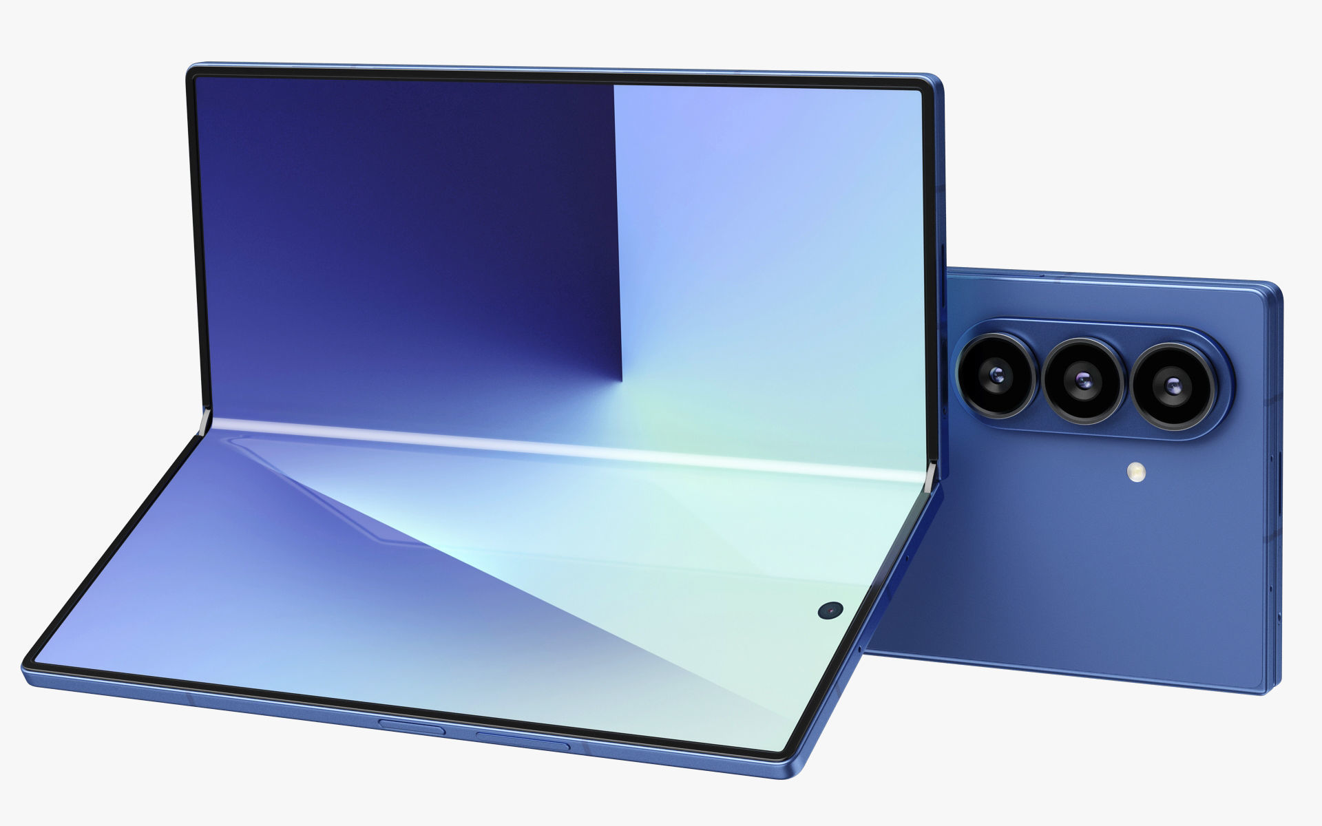 Samsung Galaxy Z Fold 7 All colors 3D model_8