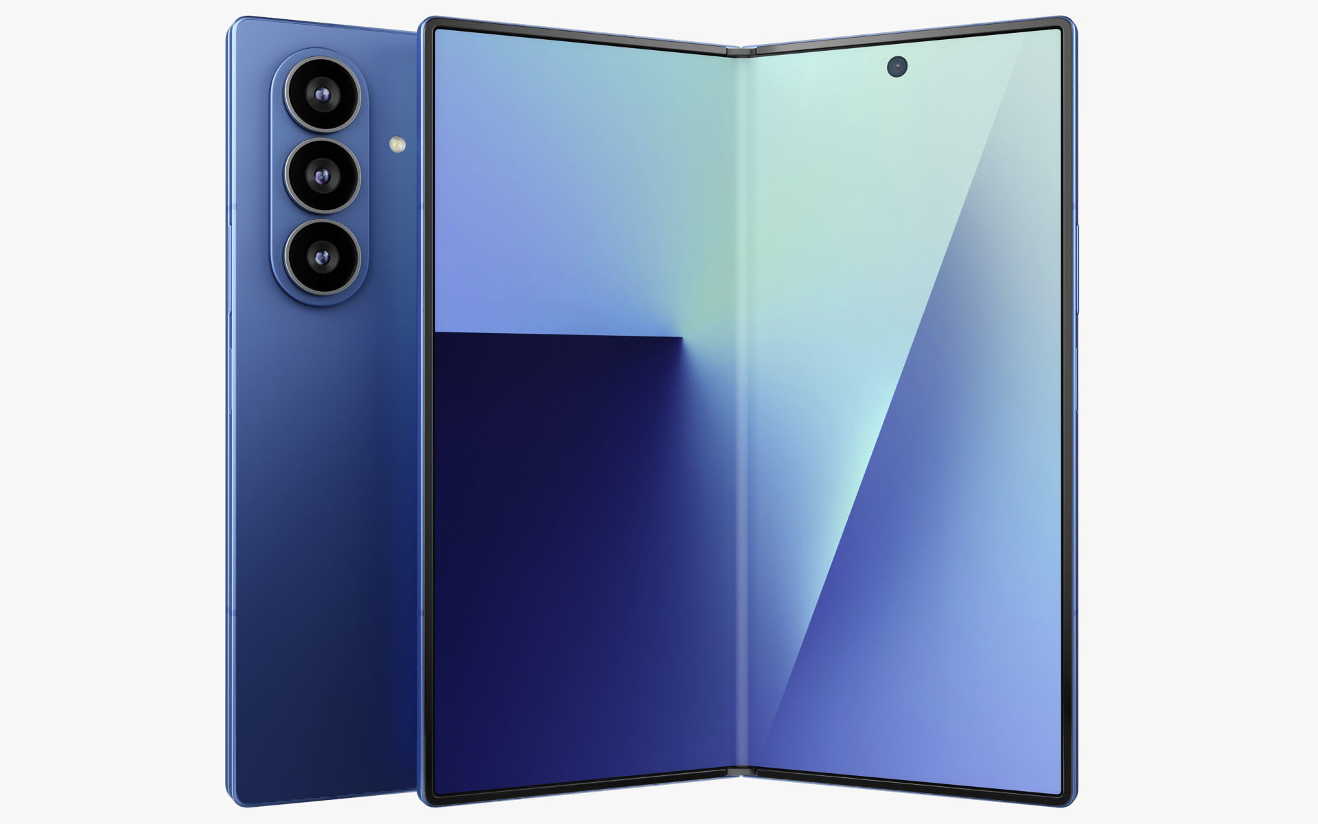 Samsung Galaxy Z Fold 7 All colors 3D model_12