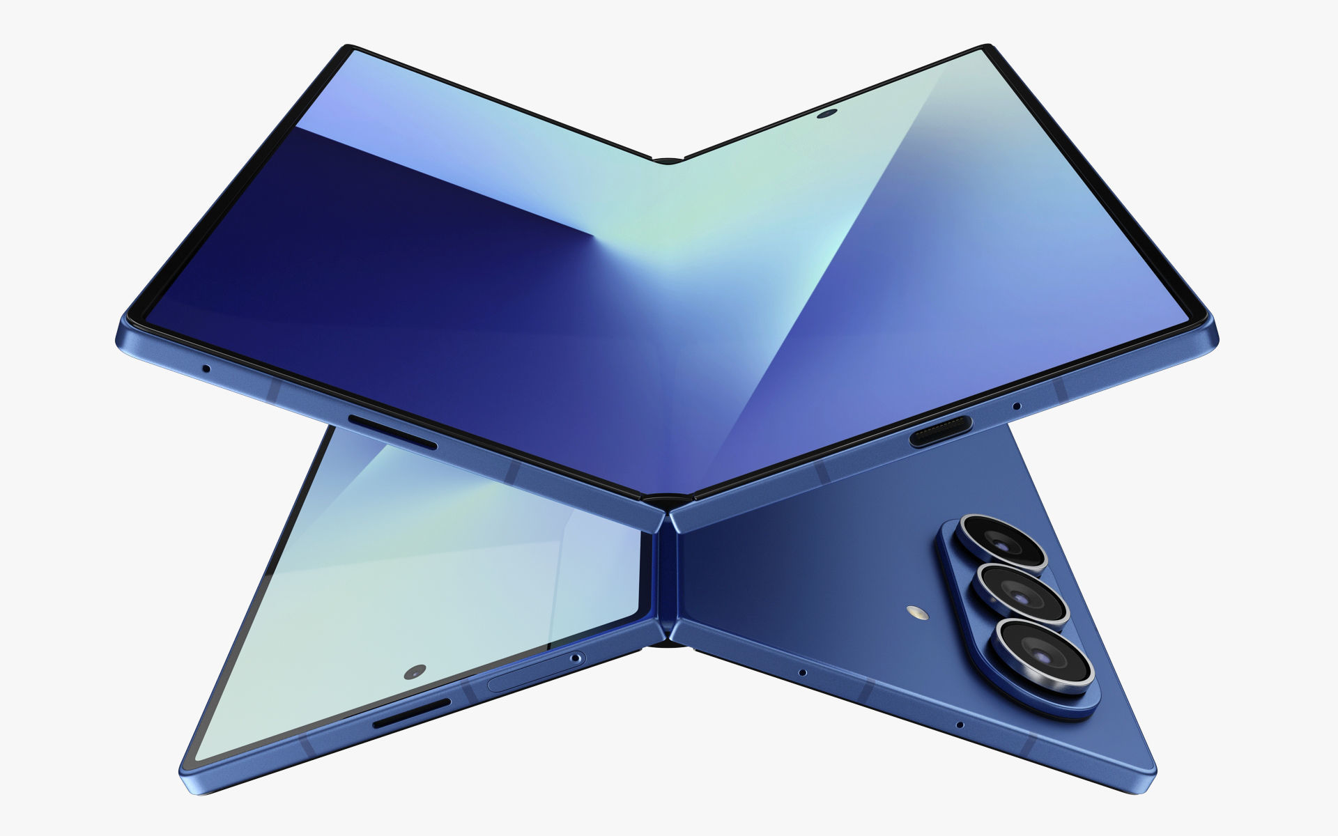 Samsung Galaxy Z Fold 7 All colors 3D model_18