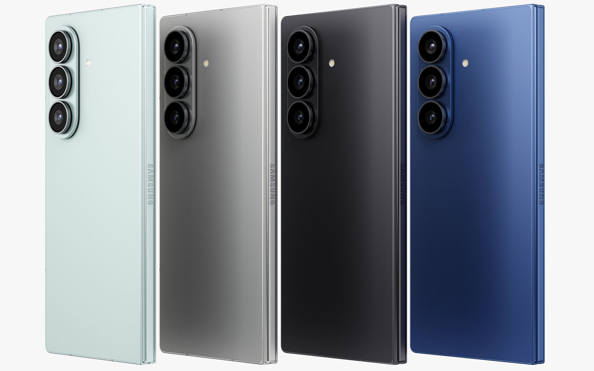 Samsung Galaxy Z Fold 7 All colors 3D model_15