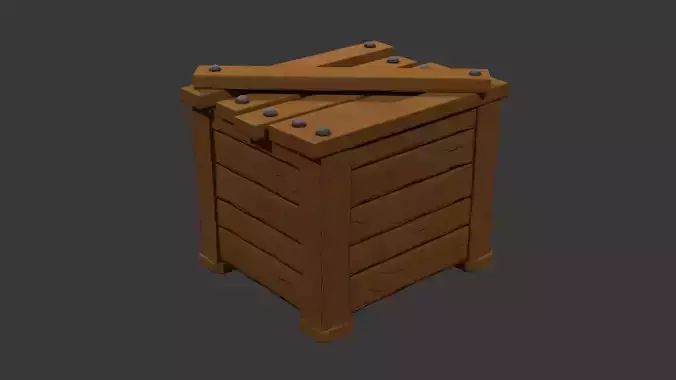 Stylized Wooden Crate