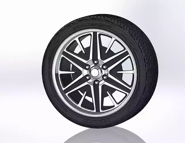 Wheels Schott Splitter 22inch for your scale model