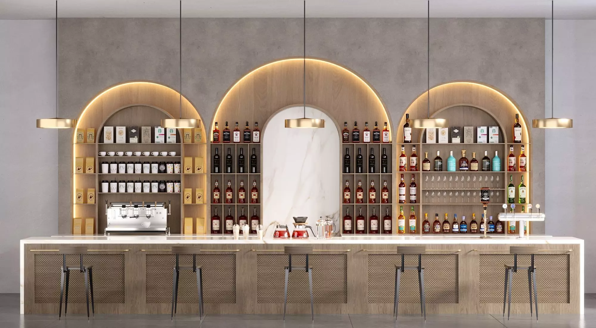 CAFE BAR NO16 A 3D model_0