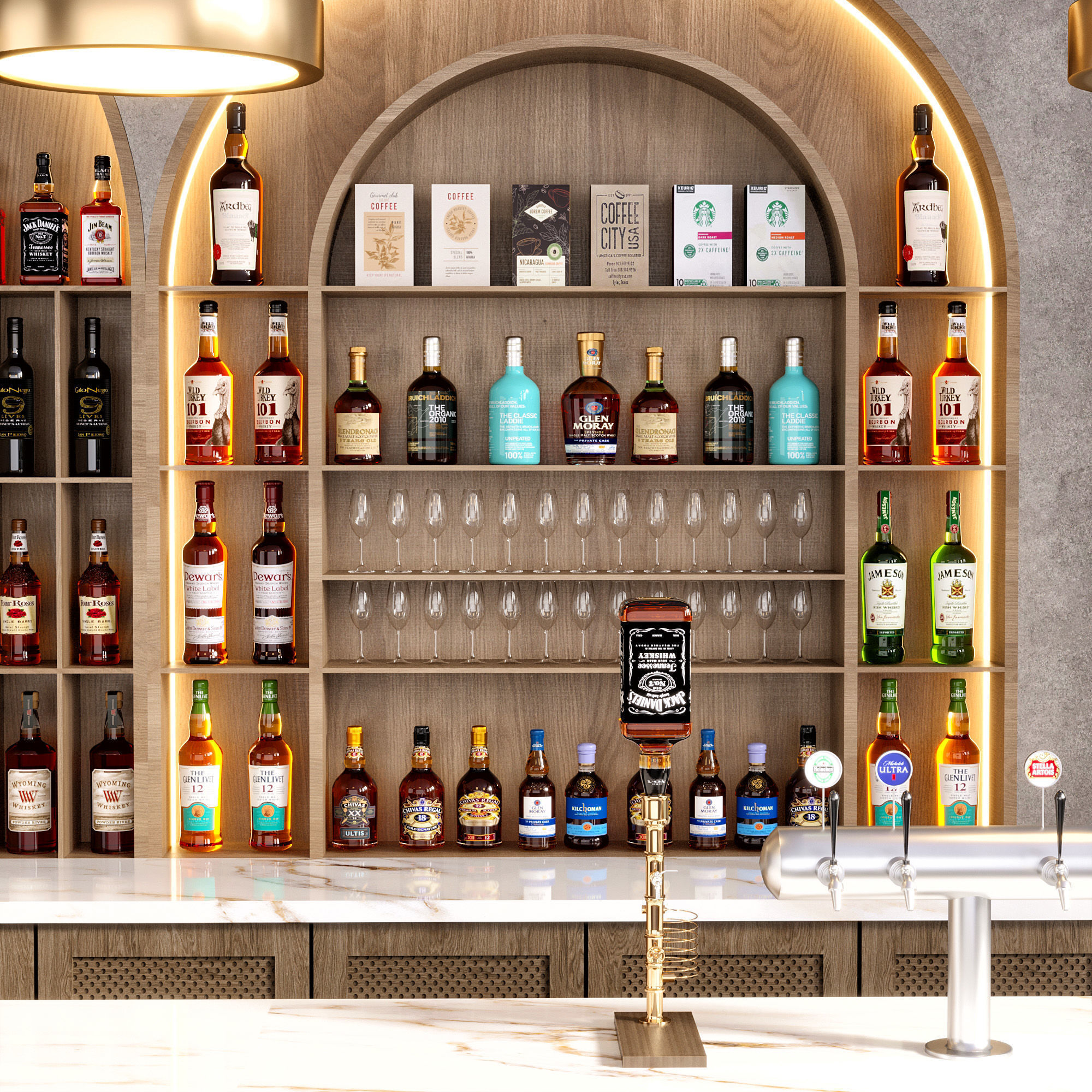 CAFE BAR NO16 A 3D model_9