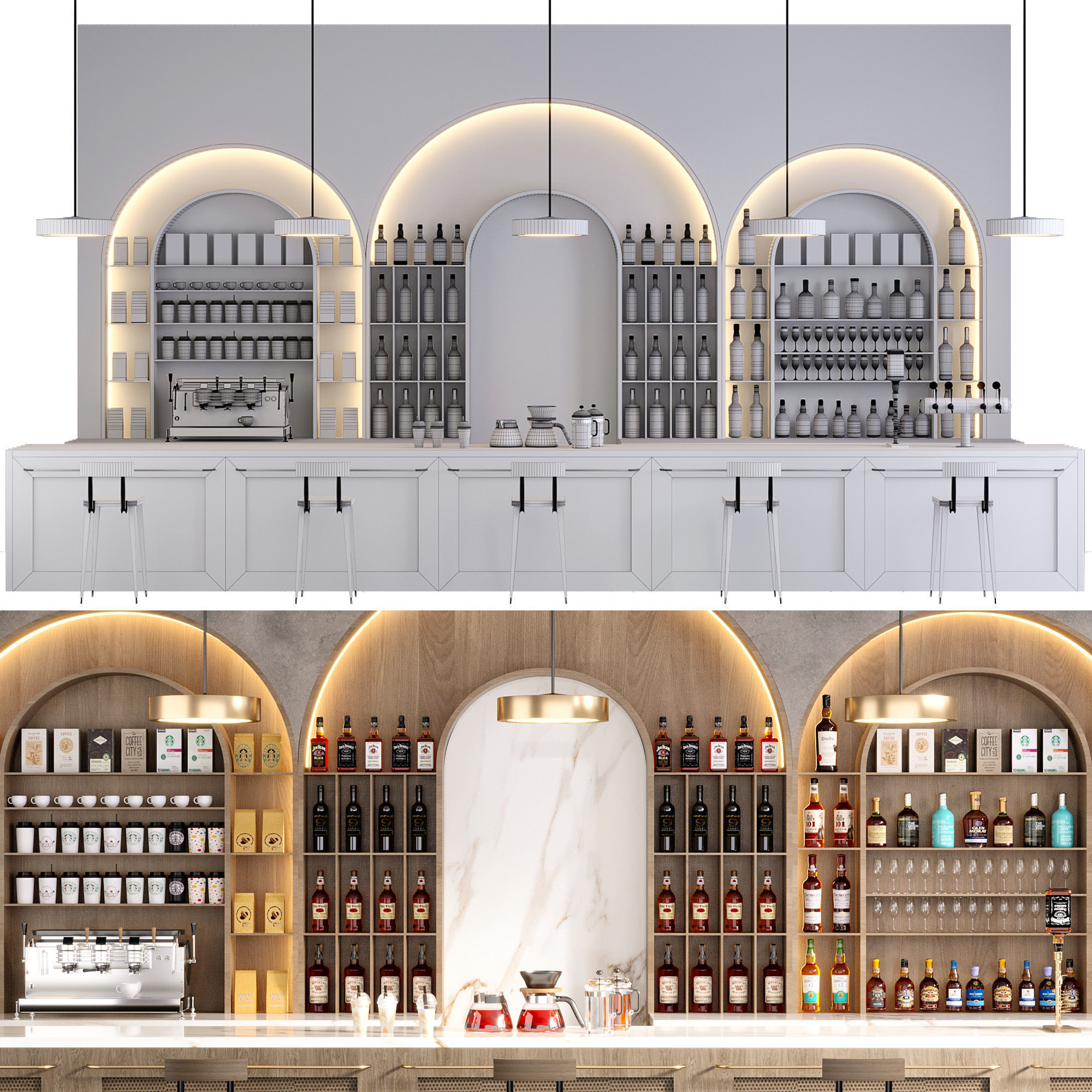 CAFE BAR NO16 A 3D model_13