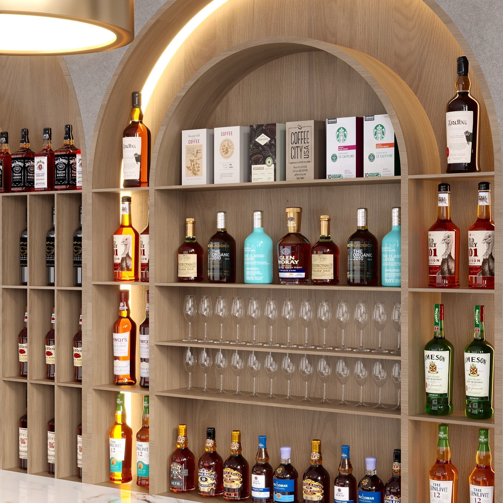 CAFE BAR NO16 A 3D model_2