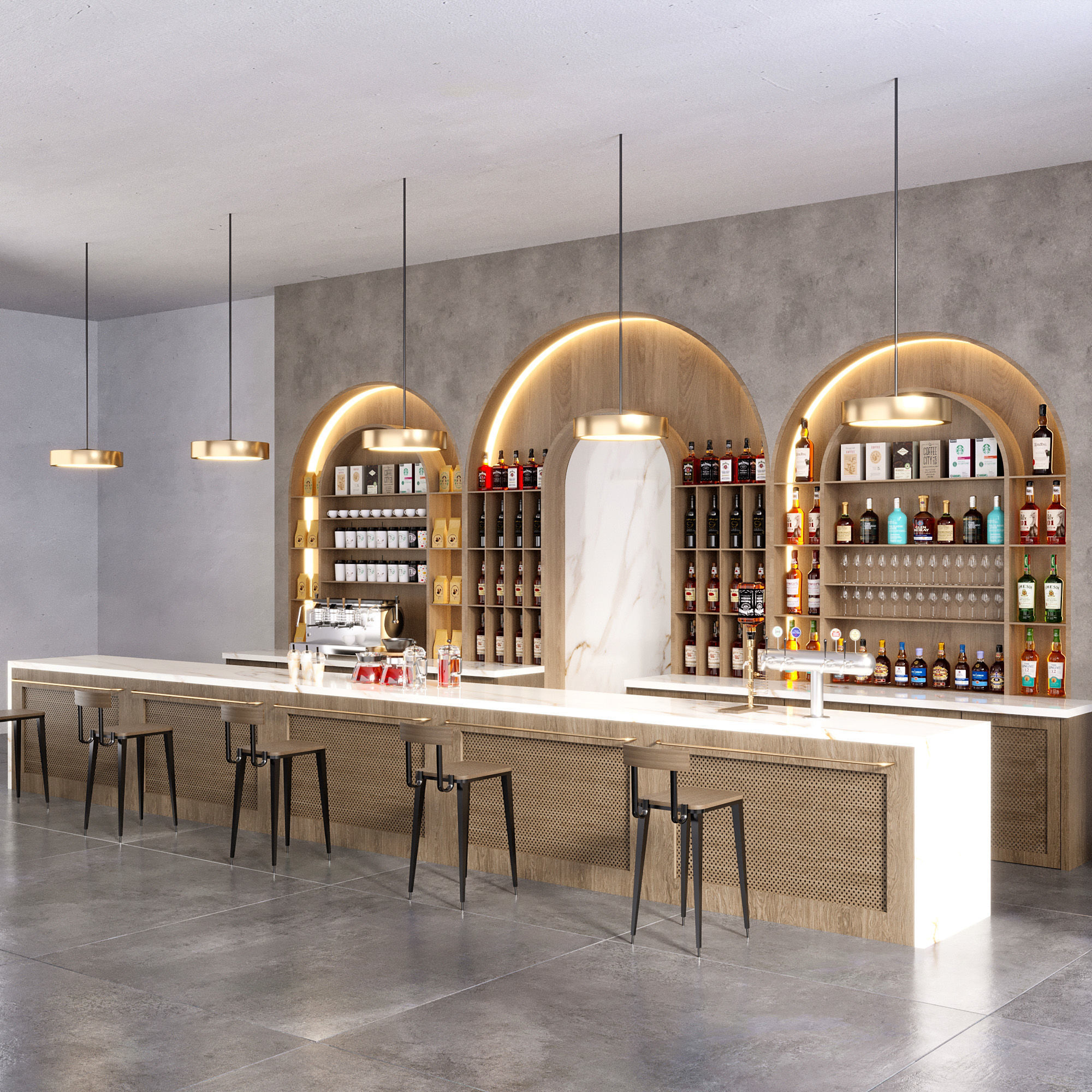 CAFE BAR NO16 A 3D model_8