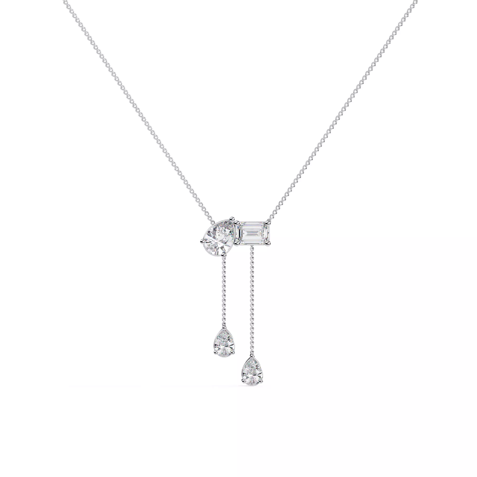 NECKLACE DIAMOND -CAD-010 3D model_0