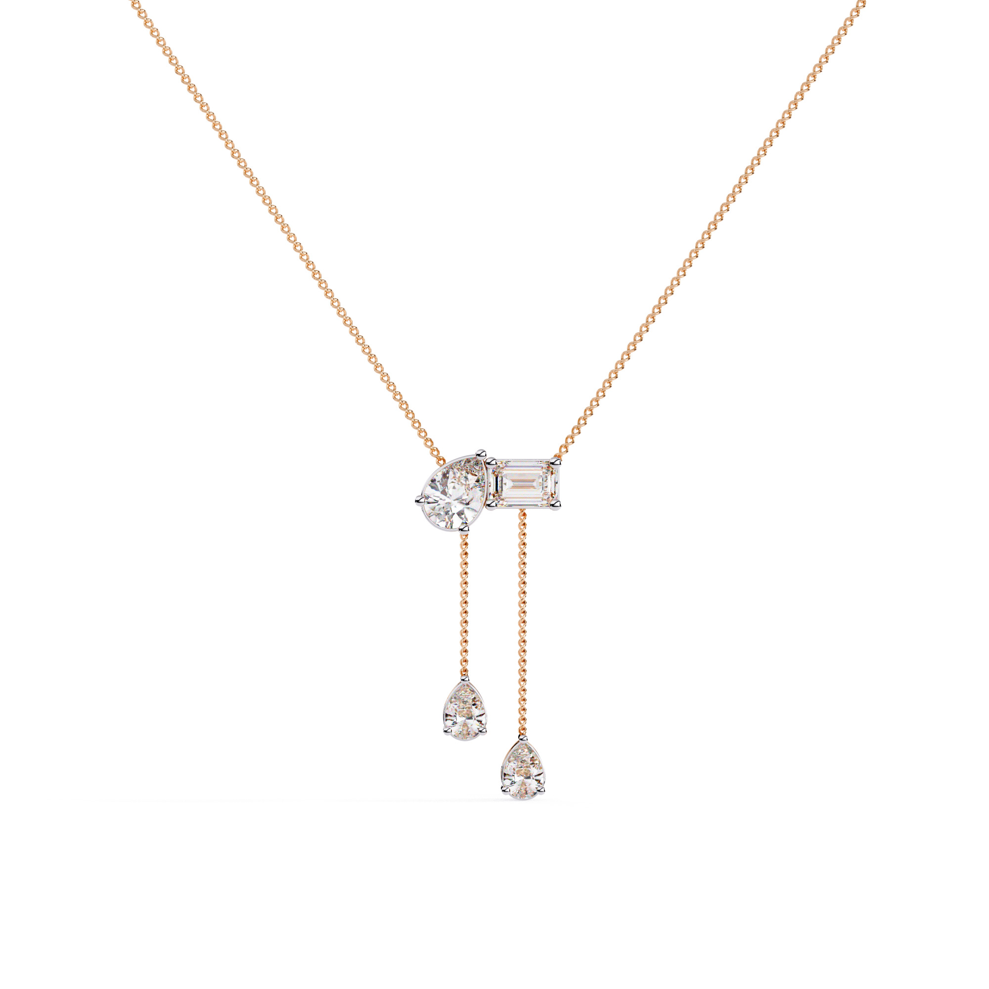 NECKLACE DIAMOND -CAD-010 3D model_5
