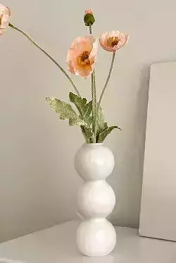 Elegant 3 flowe vase