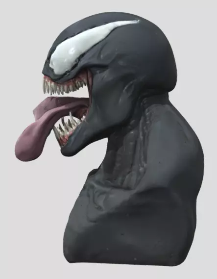 venom head 3D model_0