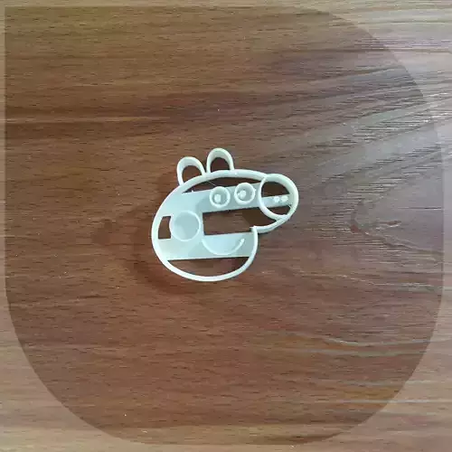 Peppa pig cookie cutter