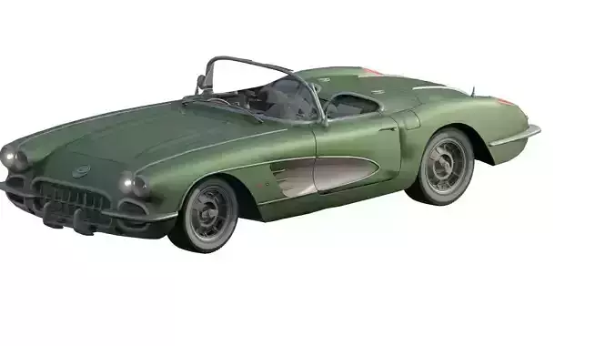 CHEVROLET CORVETTE 1950S 3D model