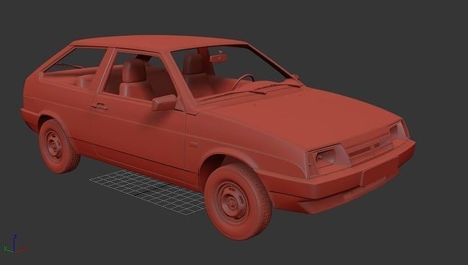 VAZ Lada 2108 1984 3D print model