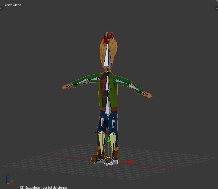 Punk rocker Free 3D model_0