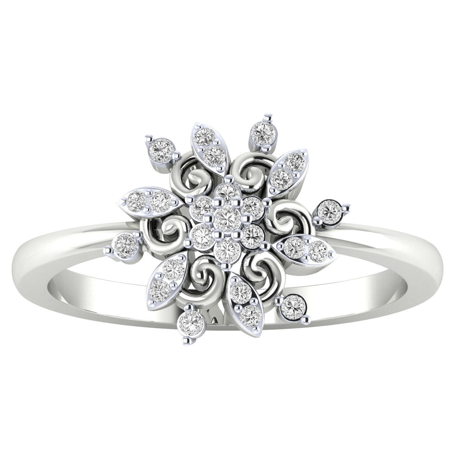 Women Ring Render 3dm STL MTL SLC JCD OBJ FBX Details 3D print model_17