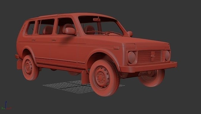 VAZ Lada Niva 4x4 2131 2012 3D print model