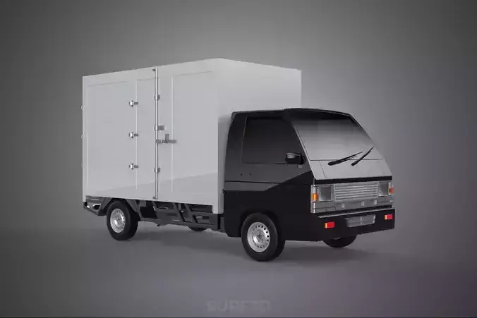 BOB TRUCK COURIER CARGO BOX CAR TRAILER PACKAGE DIESEL PICKUP