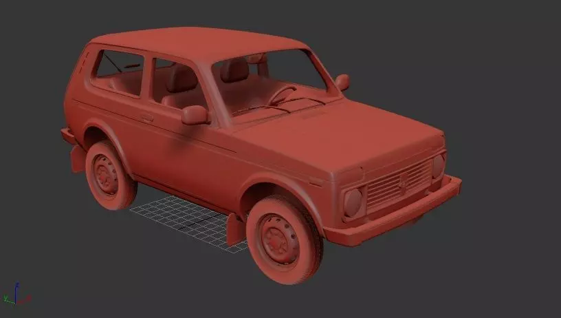 VAZ Lada Niva 4x4 21214 2012 3D print model