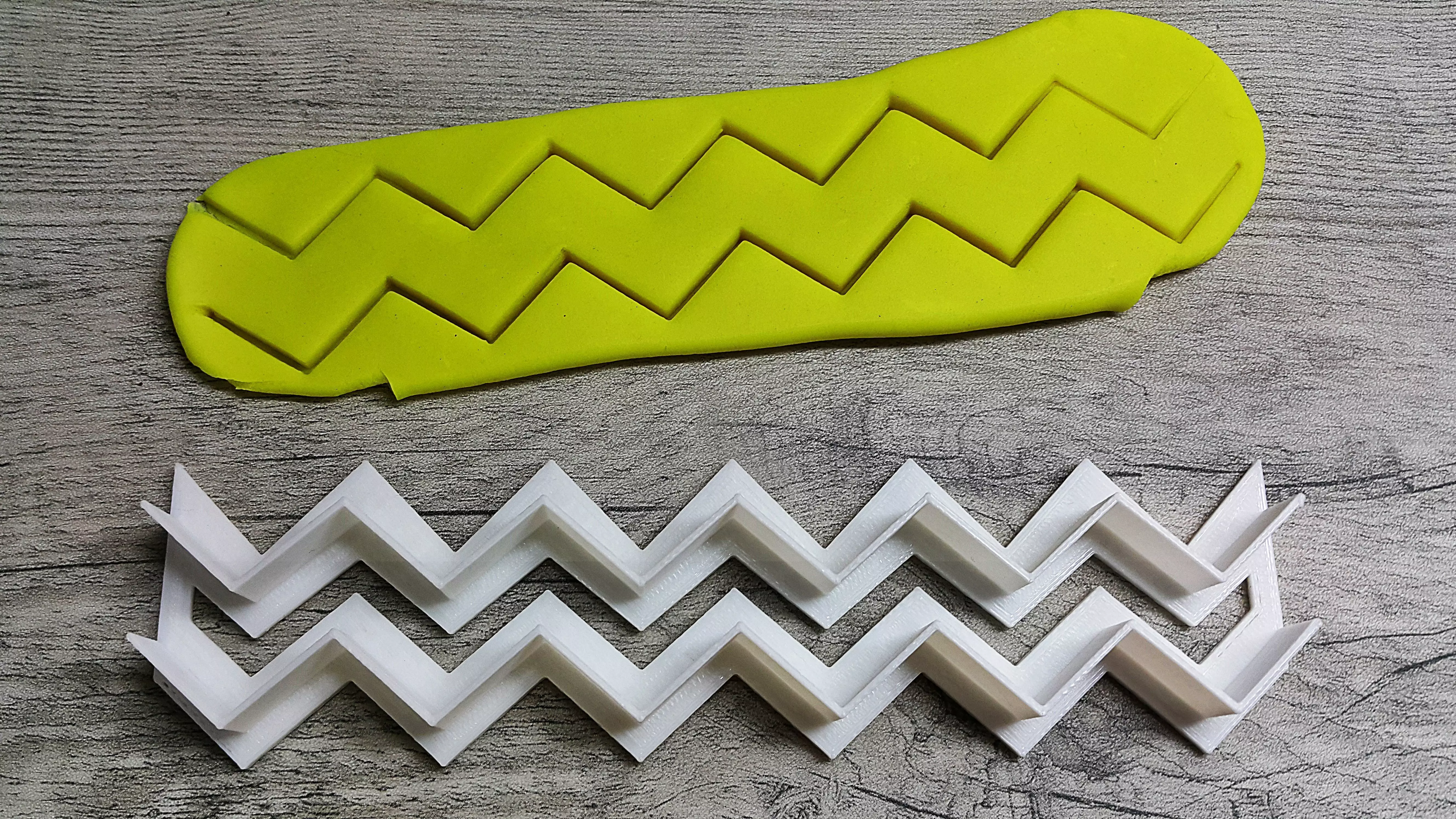 Chevron Pattern cookie cutter 3D print model