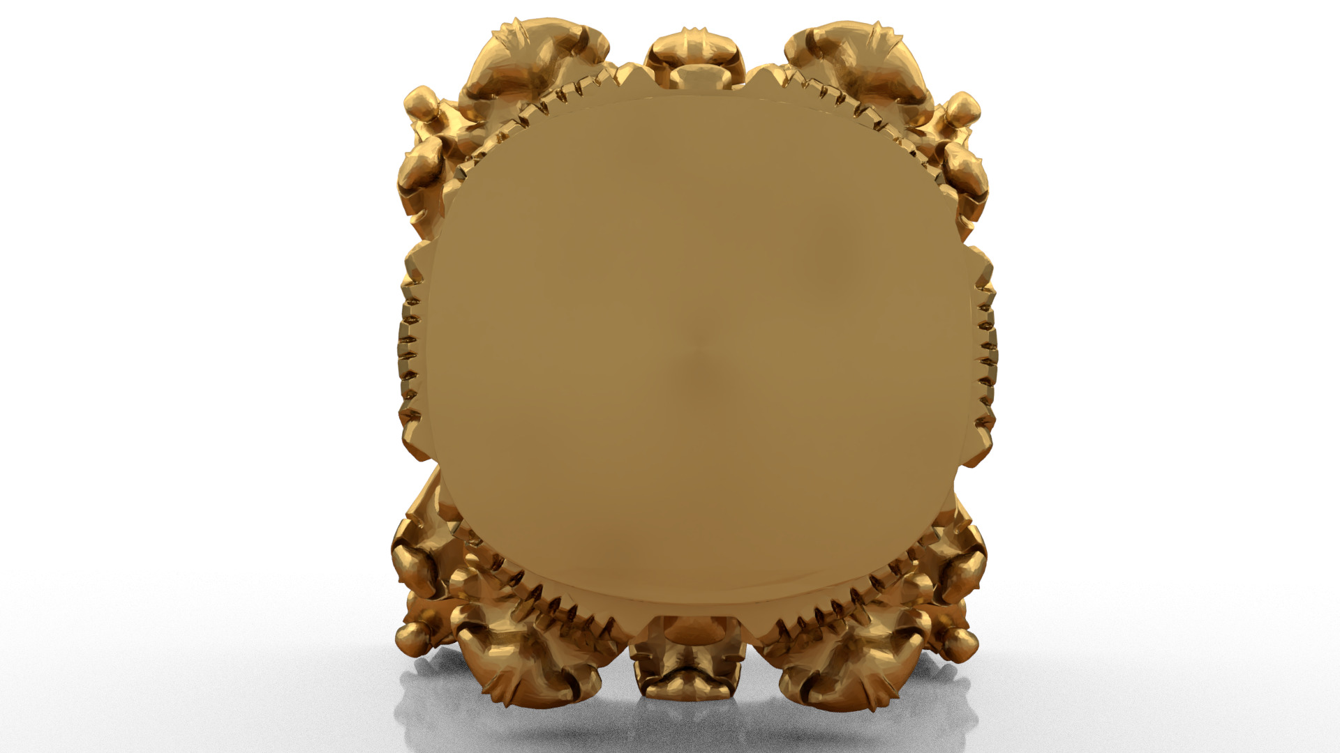 Column capital classic decorative ornament cnc 3d printing  01 3D model_4