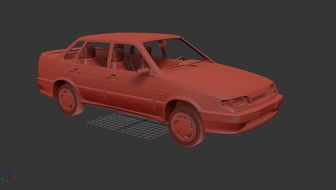 VAZ Lada Samara 2115 sedan 1997 3D print model