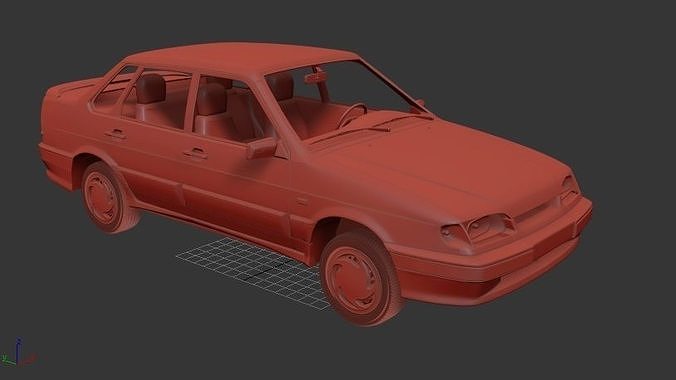 VAZ Lada Samara 2115 sedan 1997 3D print model