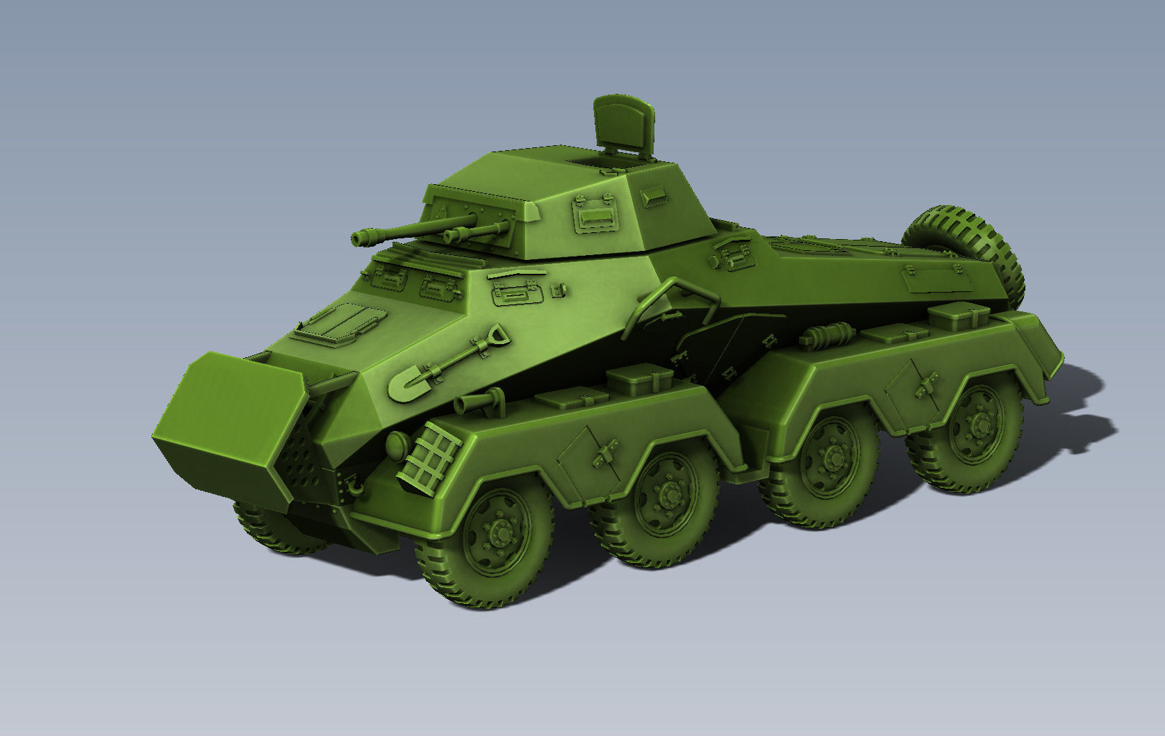 SD KFZ 231 - 8 rad 3D print model_5