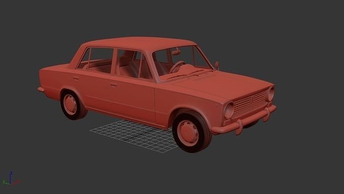 VAZ Zhiguli 2101 1970 3D print model