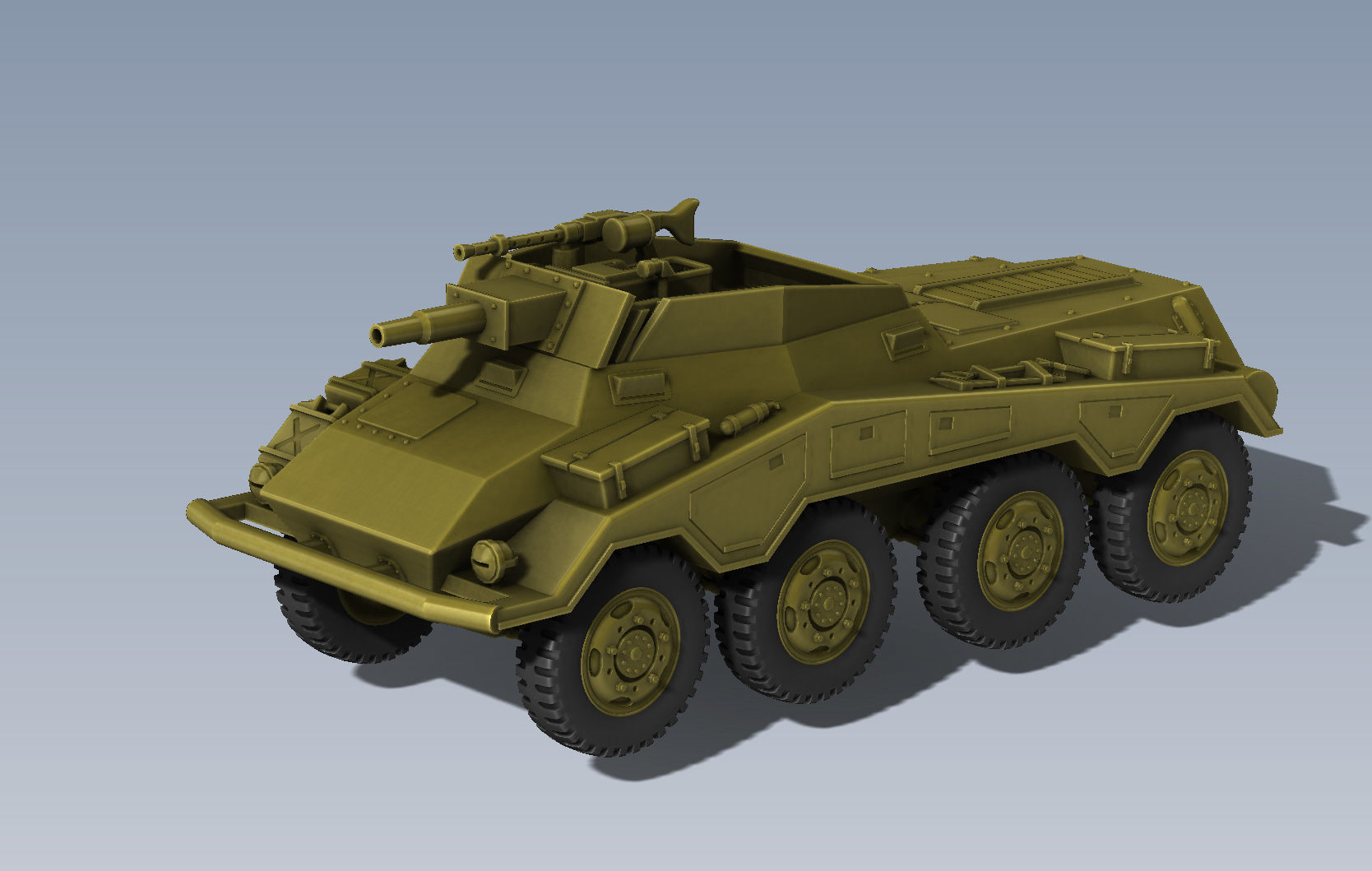 Sd Kfz 234-3- Stummel - Gerat 94 3D print model_3