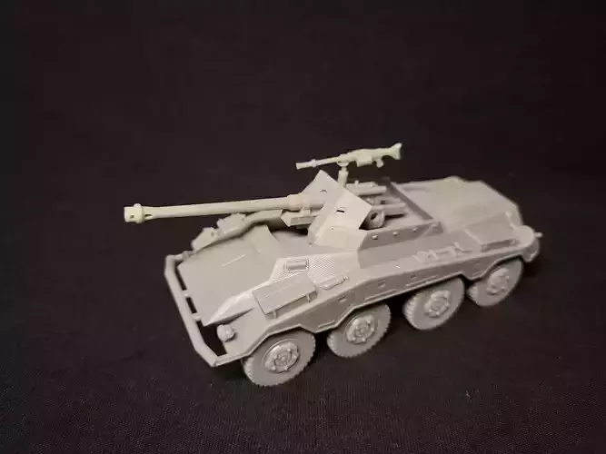 Sd Kfz 234-4 - Pak-wagen with 75mm PAK40 - Gerat 96 3D print model