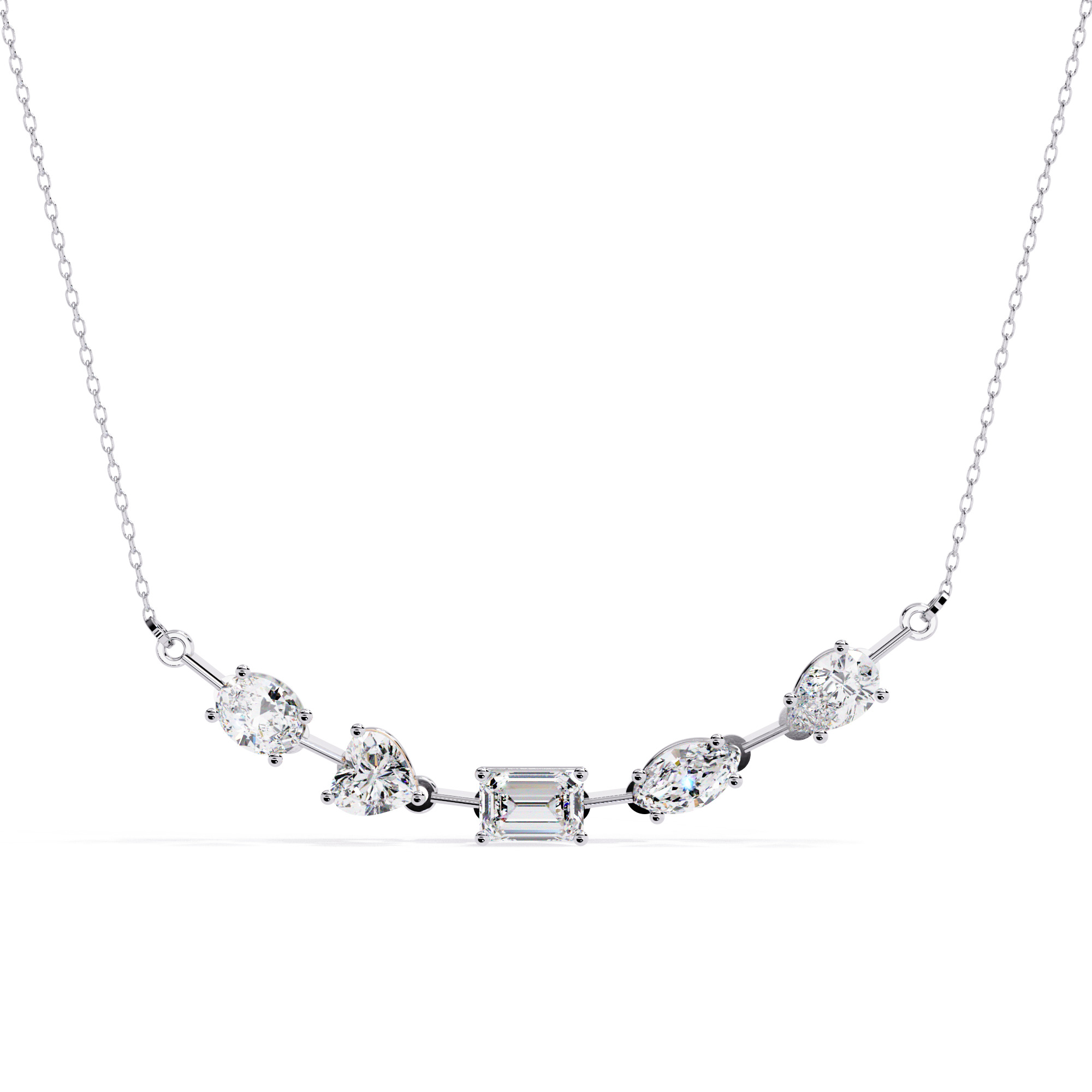 NECKLACE DIAMOND -CAD-034 3D model_3