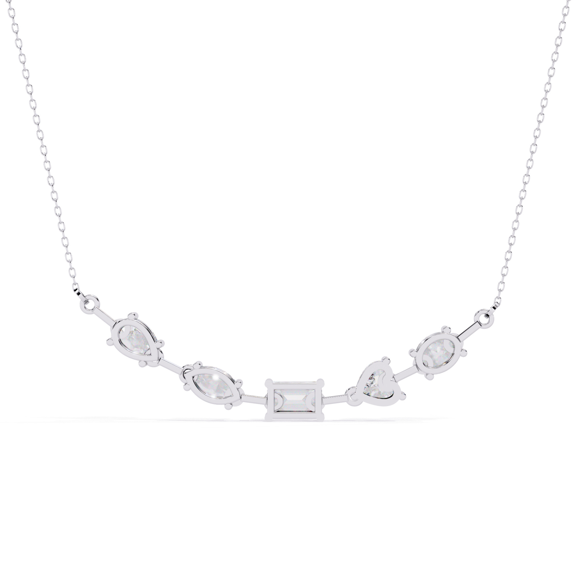 NECKLACE DIAMOND -CAD-034 3D model_9