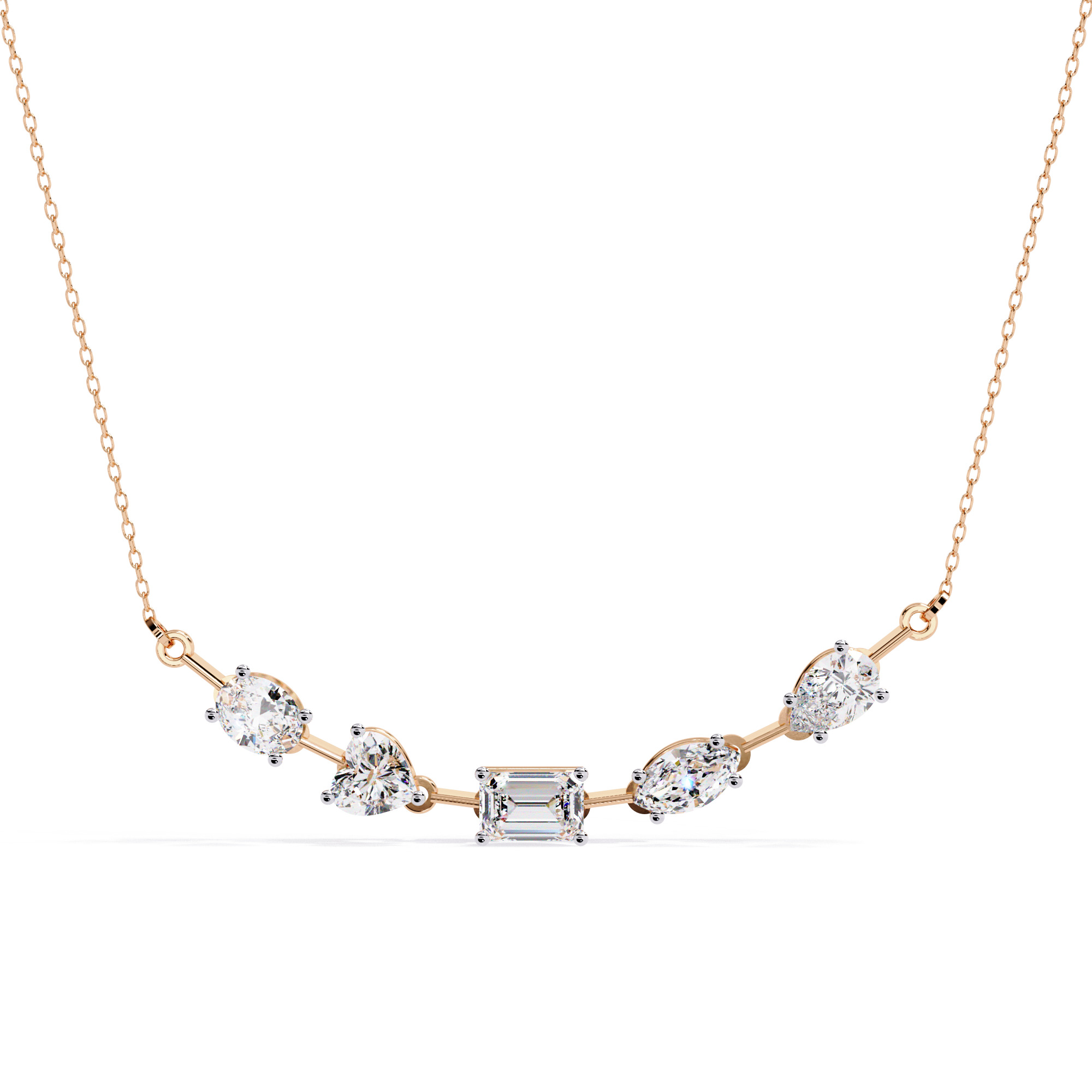 NECKLACE DIAMOND -CAD-034 3D model_5