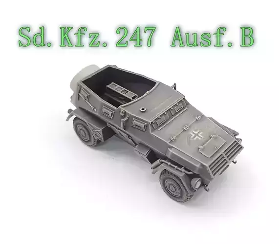 Sd Kfz 247 Ausf B - 4 Rad 3D print model