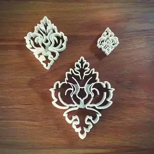 Damask Pattern cutter 3D print model