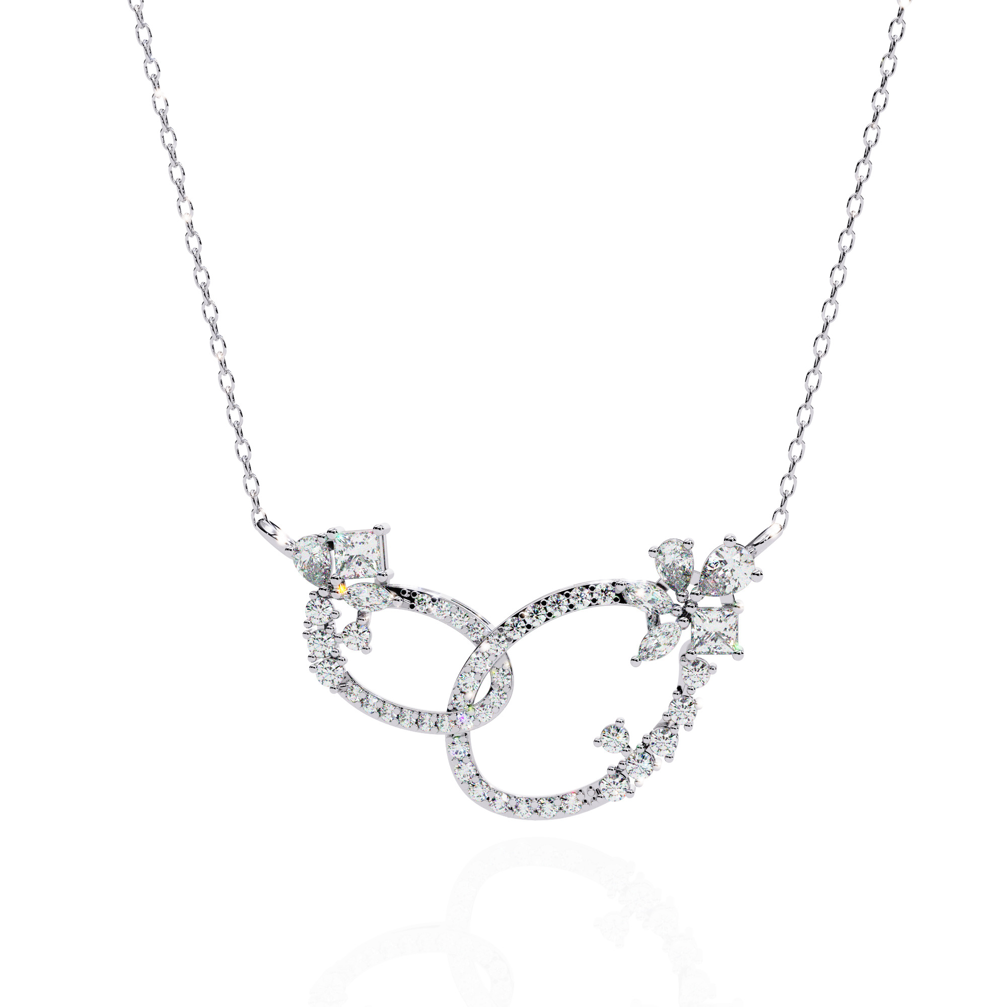 NECKLACE DIAMOND -CAD-035 3D model_3
