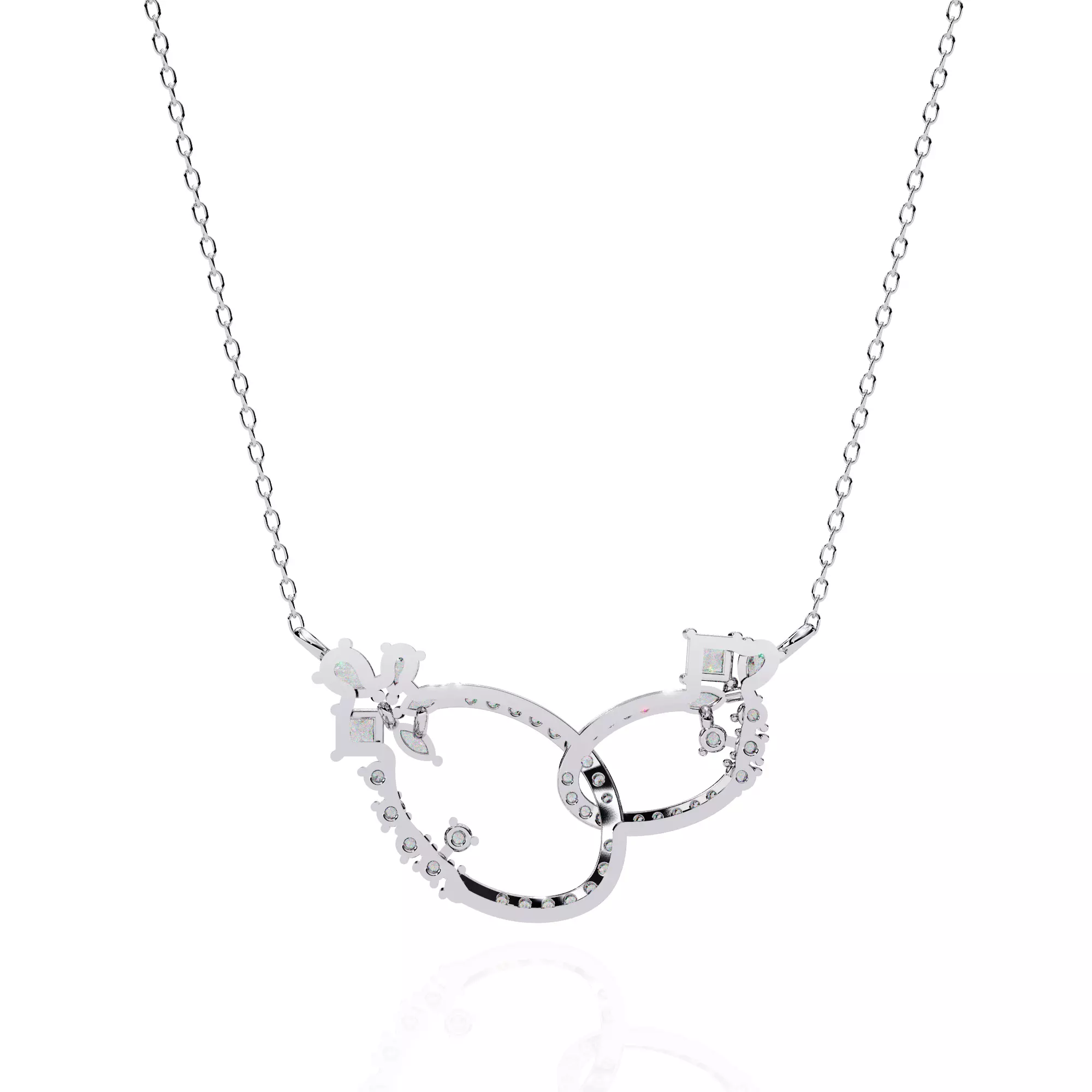 NECKLACE DIAMOND -CAD-035 3D model_0
