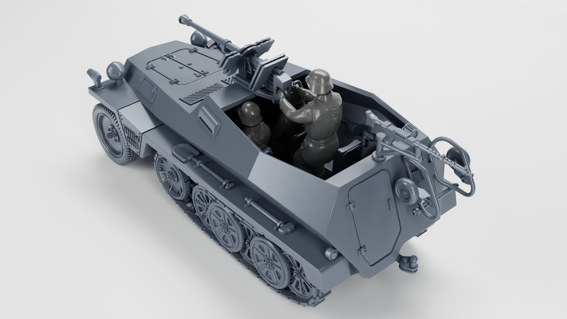Sd Kfz 250-11 Schwerer Panzerbuchse 41 3D print model_3