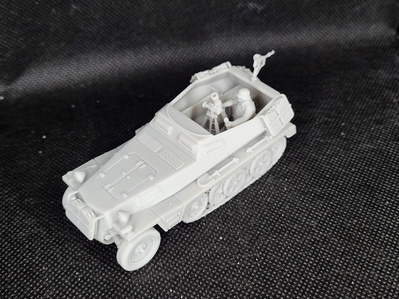 Sd Kfz 250-7 - 8cm Granatwerfer - mortar carrier 3D print model_8