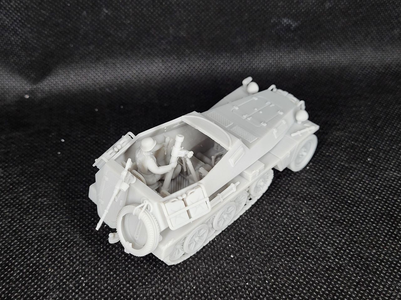 Sd Kfz 250-7 - 8cm Granatwerfer - mortar carrier 3D print model_9