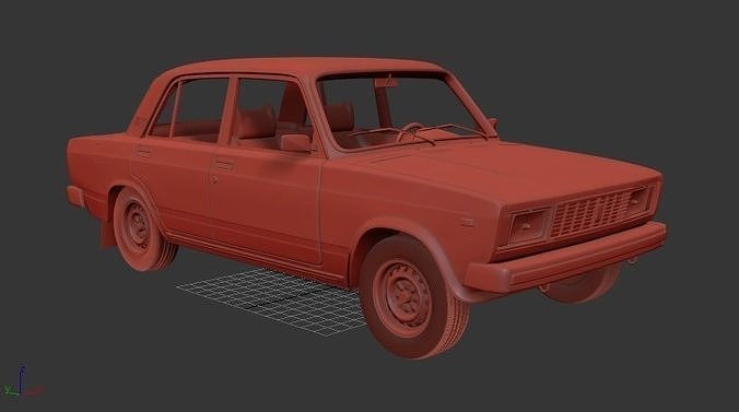 VAZ Zhiguli 2105 sedan 1997 3D print model
